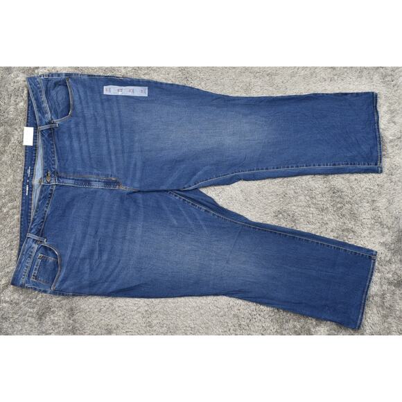 NEW Old Navy Plus Size 30 Bootcut Jeans Blue NWT Mid rise Kicker Boot Cut - Picture 3 of 9